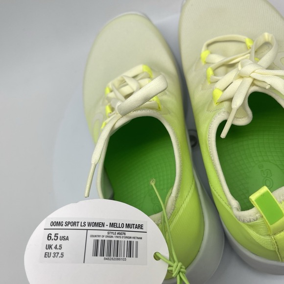 Oofos Oomg Sport LS Shoes Womens 6.5 Green Comfort Recovery Sneakers - Picture 5 of 11